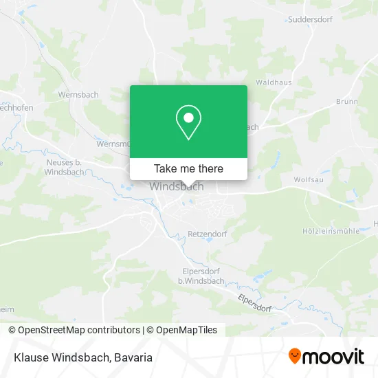 Карта Klause Windsbach