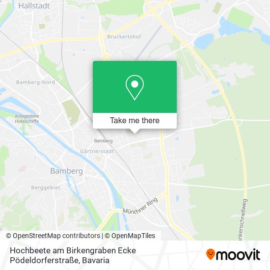 Hochbeete am Birkengraben Ecke Pödeldorferstraße map