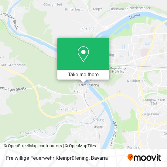 Freiwillige Feuerwehr Kleinprüfening map