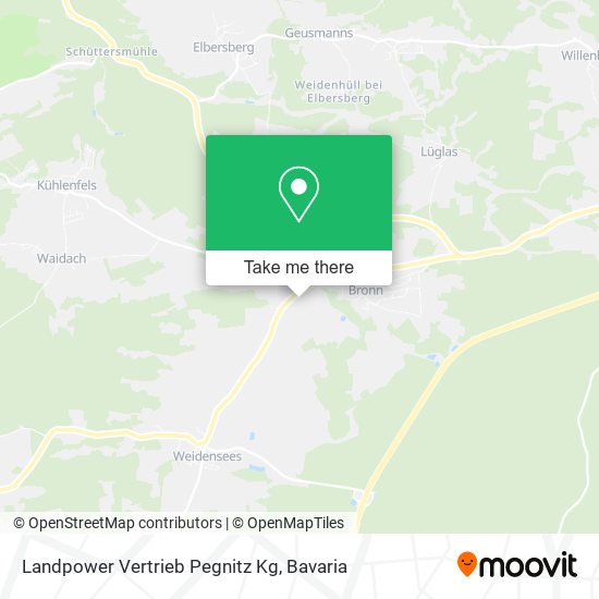 Landpower Vertrieb Pegnitz Kg map
