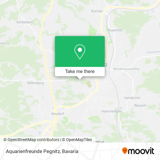 Карта Aquarienfreunde Pegnitz