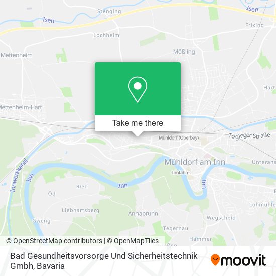 Карта Bad Gesundheitsvorsorge Und Sicherheitstechnik Gmbh