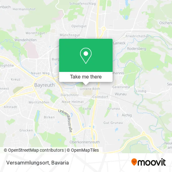 Карта Versammlungsort