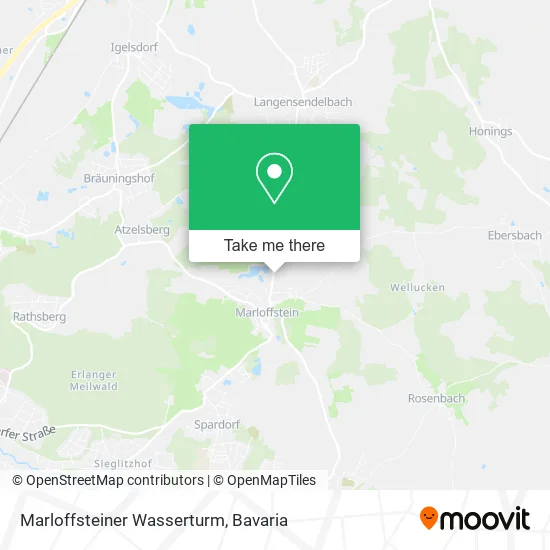 Marloffsteiner Wasserturm map