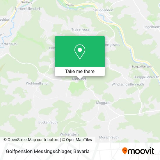 Golfpension Messingschlager map