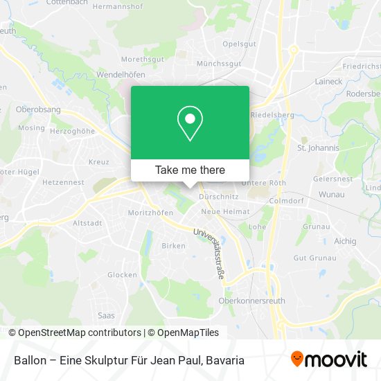 Ballon – Eine Skulptur Für Jean Paul map