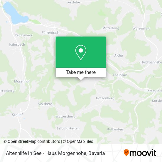 Altenhilfe In See - Haus Morgenhöhe map
