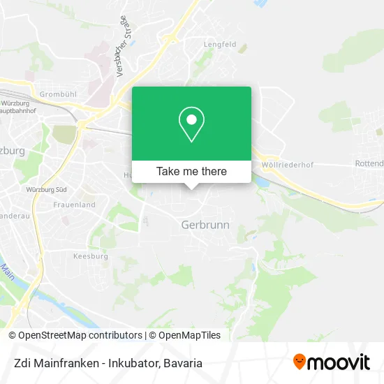 Карта Zdi Mainfranken - Inkubator