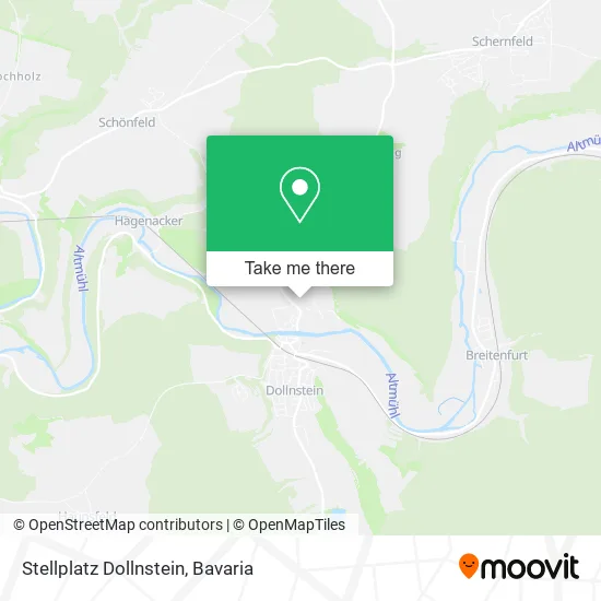 Карта Stellplatz Dollnstein