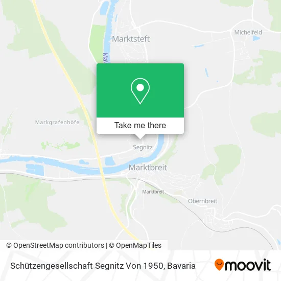 Карта Schützengesellschaft Segnitz Von 1950