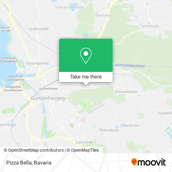 Карта Pizza Bella