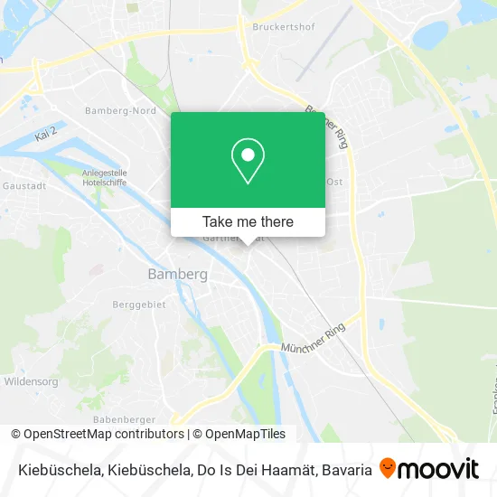 Карта Kiebüschela, Kiebüschela, Do Is Dei Haamät