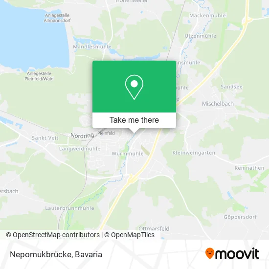 Карта Nepomukbrücke