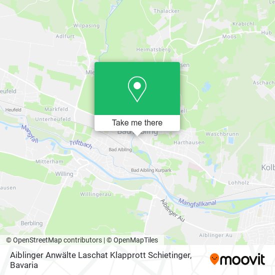 Aiblinger Anwälte Laschat Klapprott Schietinger map