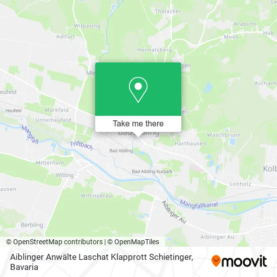 Карта Aiblinger Anwälte Laschat Klapprott Schietinger