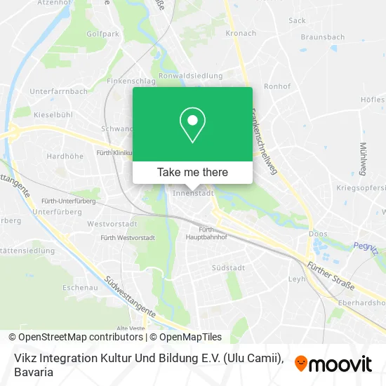 Карта Vikz Integration Kultur Und Bildung E.V. (Ulu Camii)