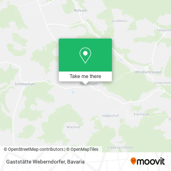 Карта Gaststätte Weberndorfer