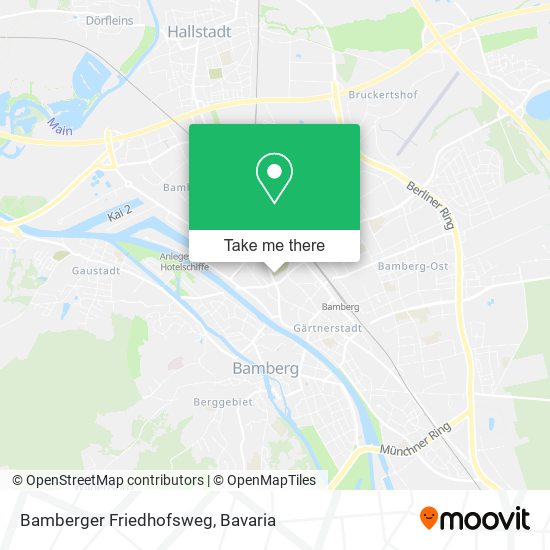 Карта Bamberger Friedhofsweg