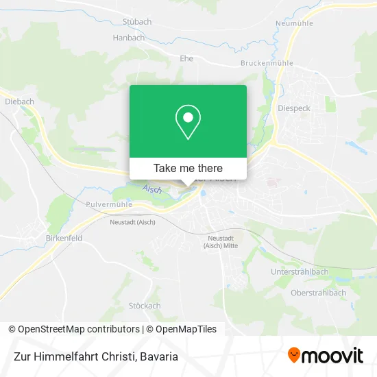 Карта Zur Himmelfahrt Christi