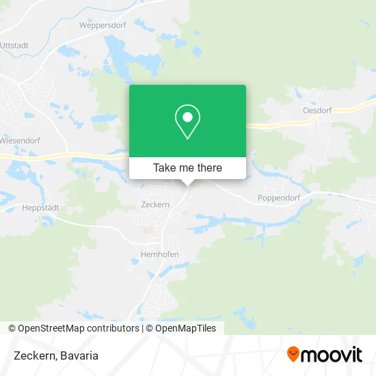 Карта Zeckern