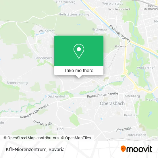 Карта Kfh-Nierenzentrum