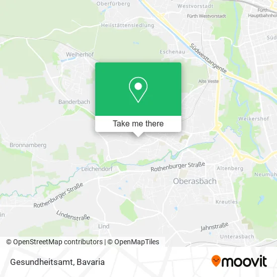 Карта Gesundheitsamt