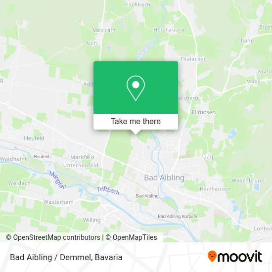 Bad Aibling / Demmel map