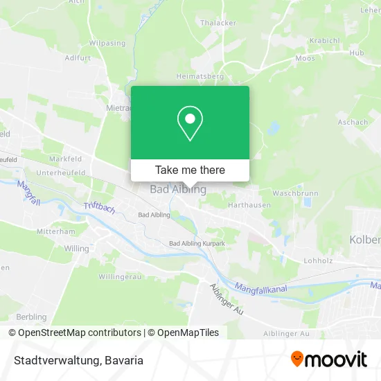 Карта Stadtverwaltung