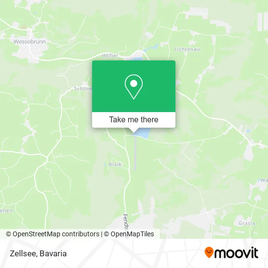 Карта Zellsee