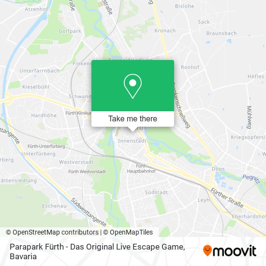 Parapark Fürth - Das Original Live Escape Game map