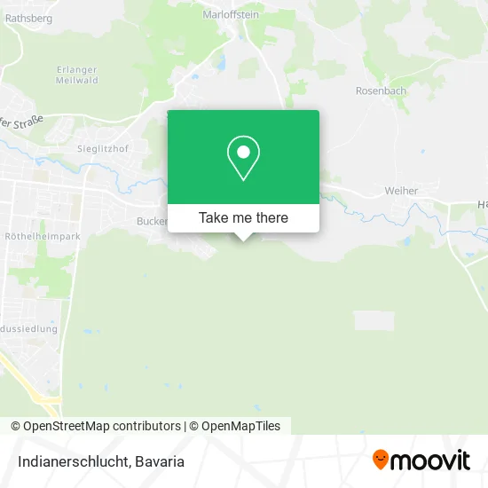 Карта Indianerschlucht