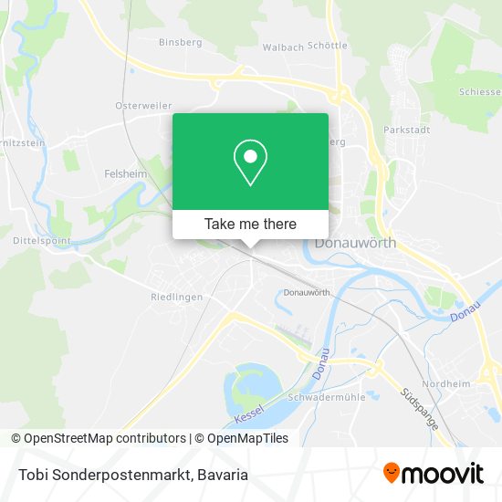 Tobi Sonderpostenmarkt map