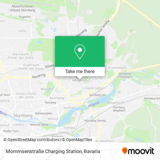 Карта Mommsenstraße Charging Station