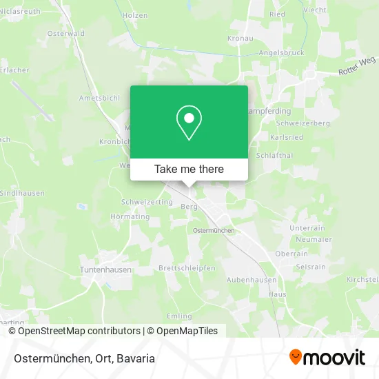 Карта Ostermünchen, Ort