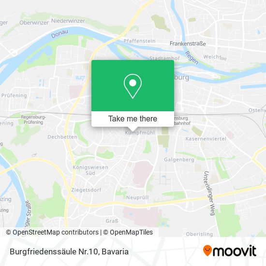 Burgfriedenssäule Nr.10 map