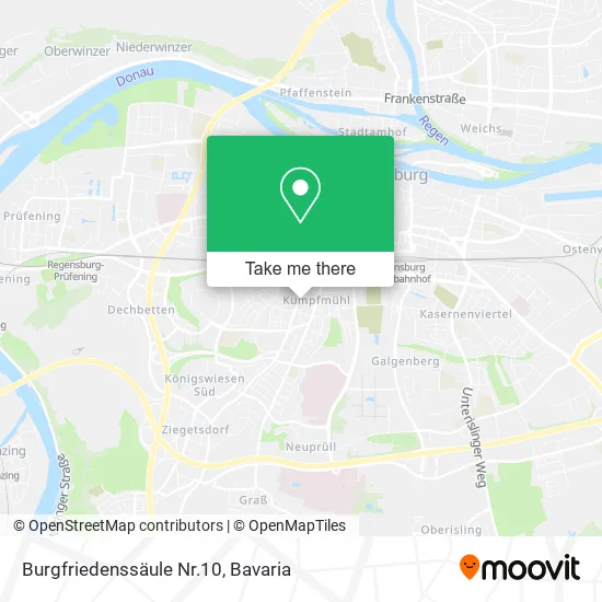 Burgfriedenssäule Nr.10 map