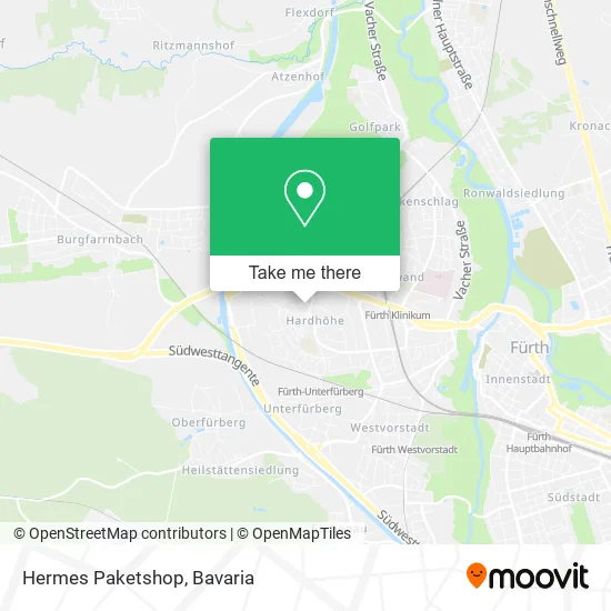 Карта Hermes Paketshop