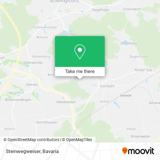 Карта Steinwegweiser