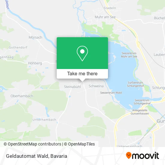 Карта Geldautomat Wald