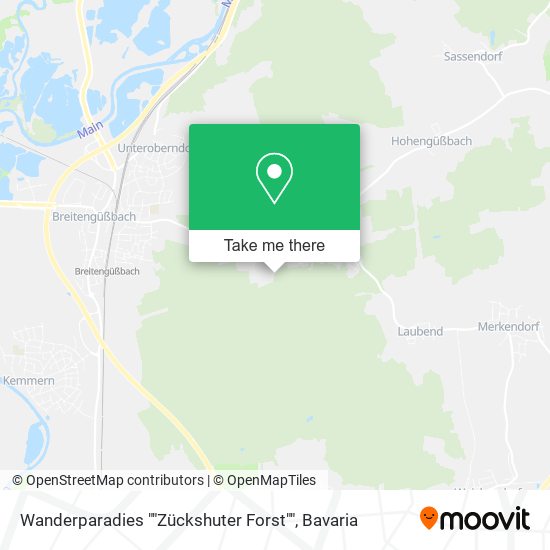 Wanderparadies ""Zückshuter Forst"" map