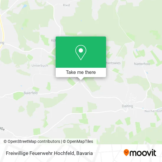 Карта Freiwillige Feuerwehr Hochfeld
