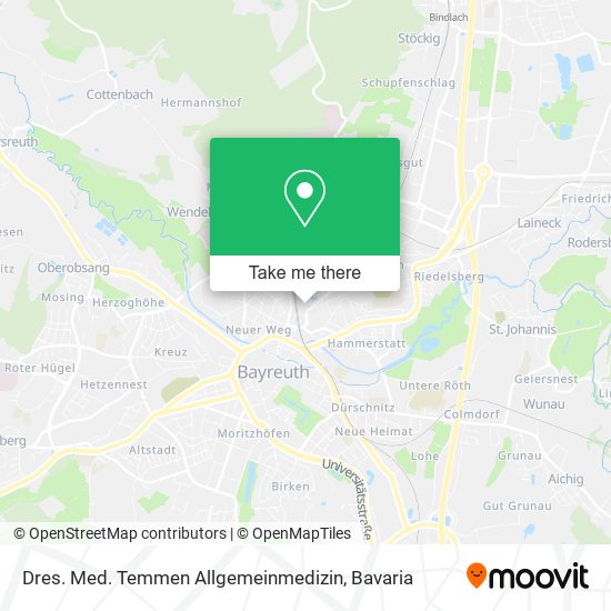 Dres. Med. Temmen Allgemeinmedizin map