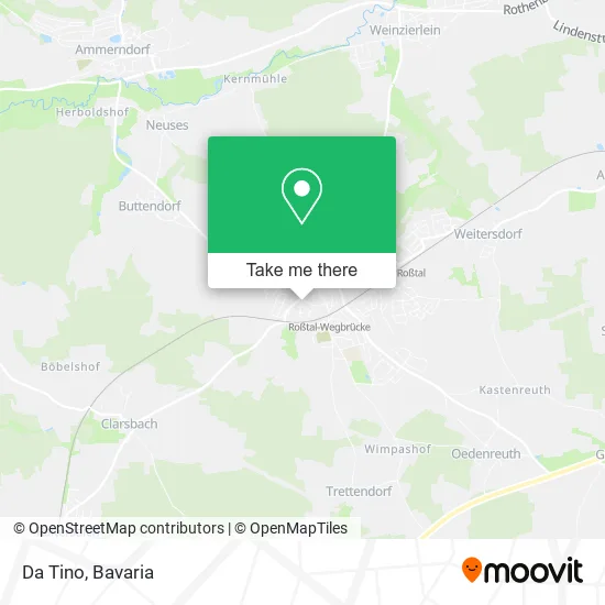 Карта Da Tino