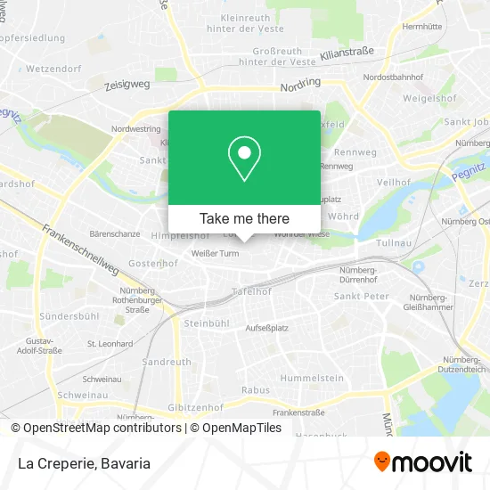 Карта La Creperie