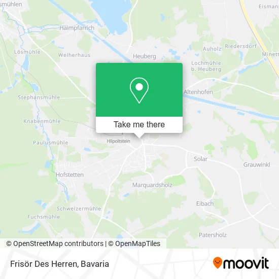 Карта Frisör Des Herren