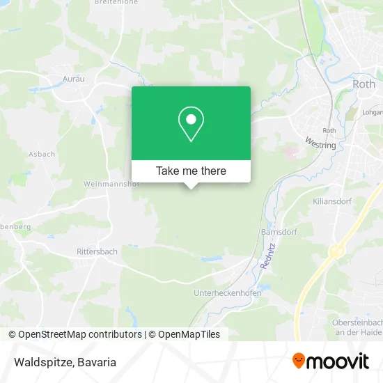 Карта Waldspitze