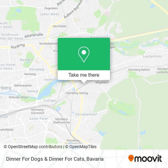 Dinner For Dogs & Dinner For Cats map