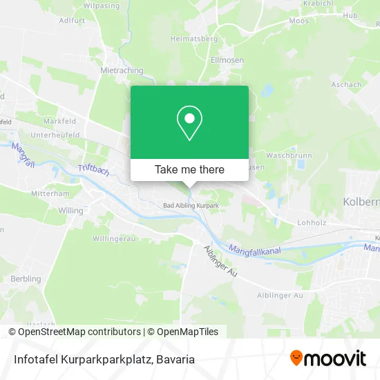 Карта Infotafel Kurparkparkplatz