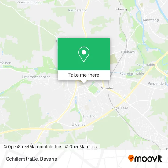 Карта Schillerstraße