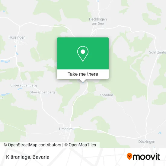 Карта Kläranlage